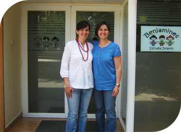 Olga y Miryam, directoras de la escuela